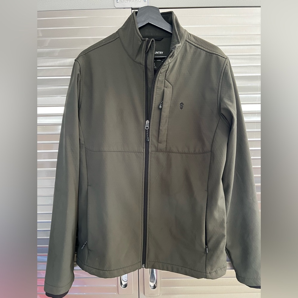 Free Country Olive Windbreaker Jacket